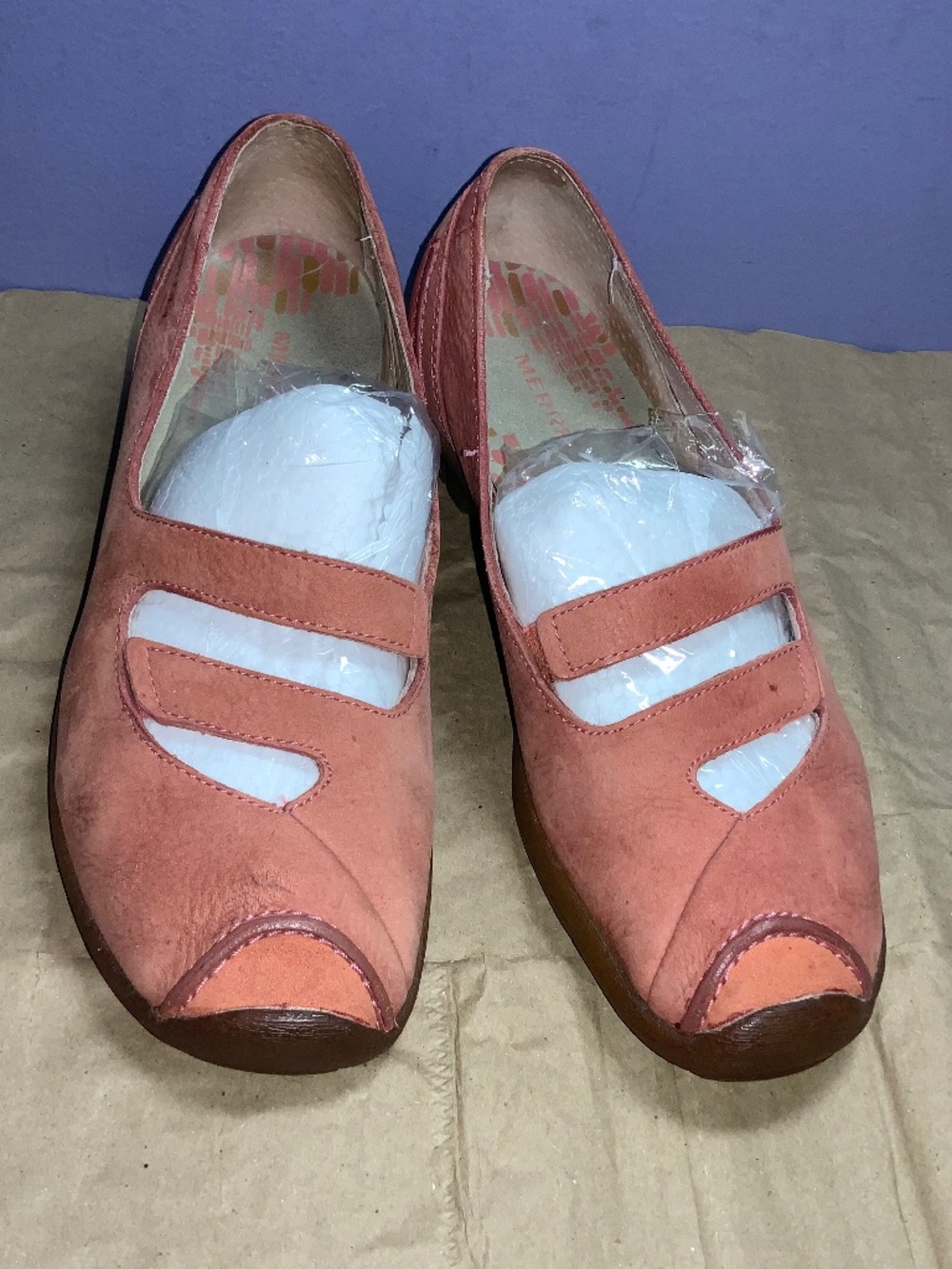 Merrell Gabriella Porcelain Rose Womens Wedge Heel Slip Ons Sz 6.5